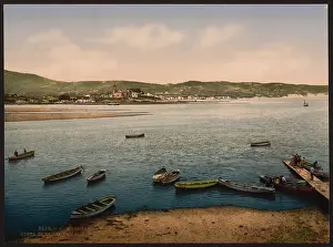 Hendaye: General view from the Hendaye, Fuenterrabia, Spain