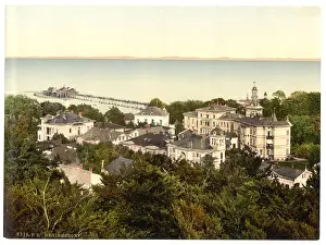 Seebad: General view, Heringsdorf (i.e. Seebad Heringsdorf) Pommera