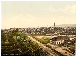 Hermannstadt: General view, Hermmanstadt (i.e. Hermannstadt), Hungary, Au