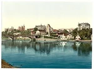 Saalfeld: General view, I. Saalfeld, Thuringia, Germany
