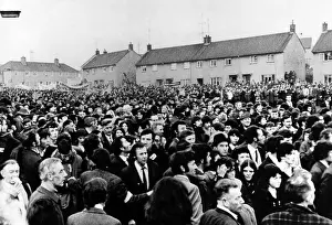 Nothern: A general view of Irish demonstrators in ?