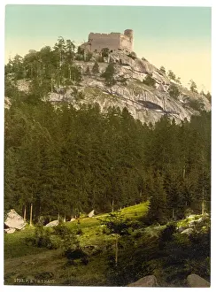 Riesengebirge: General view, Kynast, Riesengebirge, Germany