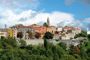 General view of Labin, Croatia