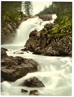 Linn: General view, Linn of Muick, Scotland
