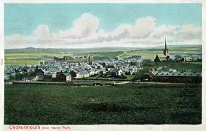 Cockermouth: General View looking toward Cockermouth from Harris Park