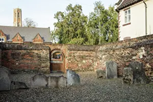 Cemetary: General view looking across the enclosed cemetery