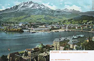 Lucerne: General view of Lucerne, Switzerland