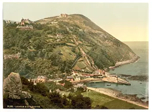 Lynmouth: General view, Lynton and Lynmouth, England