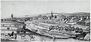 1730: General view of Manchester and Salford