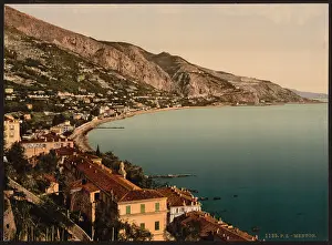 Mentone: General view, Mentone, Riviera