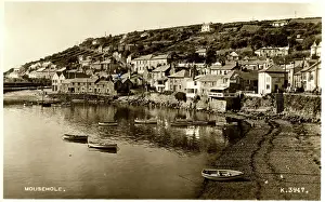 Penzance: General View, Mousehole, Cornwall