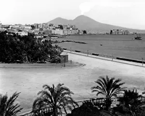 Neapolitan: General view of Naples, Italy
