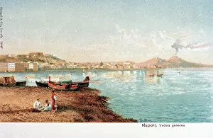 Erupt: General view of Naples, Italy