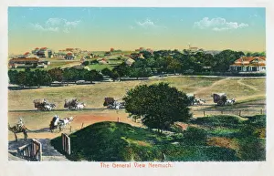 Malwa: General View over Neemuch, Madhya Pradesh, India