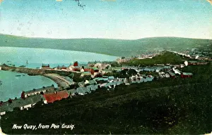 Ceredigion: General View, New Quay, Ceredigion