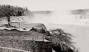 Niagara: General view of the Niagara Falls, Isaiah Taber studio