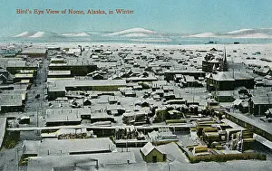 Nome: General view of Nome, Alaska, USA