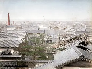 Osaka: General view of Osaka, Japan