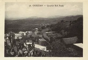Cacti: General view of Ouezzan (Ouazzane), Morocco