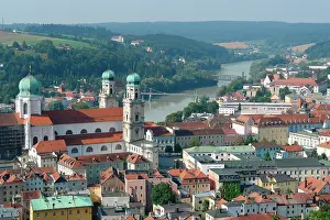 Passau: General view of Passau, Lower Bavaria, Germany