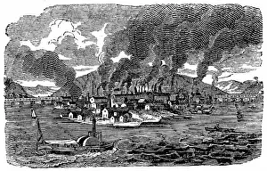 World History Archive: General view of Pittsburgh, Pennsylvania, showing