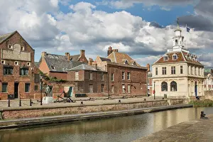 Purfleet: General view of Purfleet Quay and the custom house