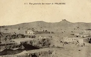 Palmyra: General view of the ruins of Palmyra, Syria