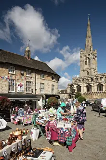 South East: General view of the square during a street market