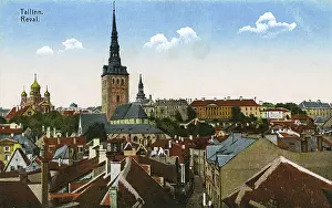 Reval: General view of Tallinn (Reval), Estonia