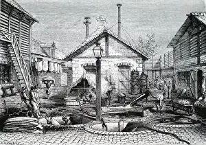 Figuier: General view of a Tanyard