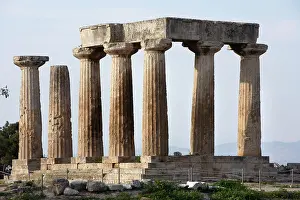 Lintels: General view of the Temple of Apollo, Corinth