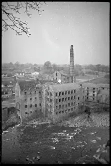 Sills: A general view of Ullathorne watermill, situated