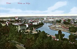 Wilno: General view of Vilnius (Vilna), Lithuania