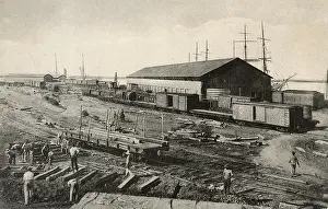Yards: General view of the Wharf, Antilla, Cuba