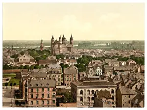 Worms: General view, Worms, the Rhine, Germany