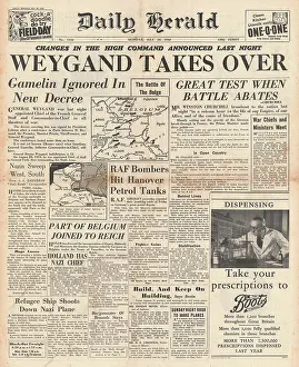 Weygand: General Weygand takes command of French Forces