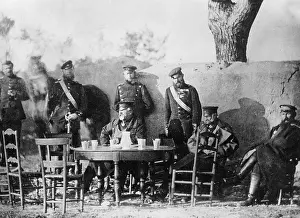 Metz: General Wrangel with his staff, 1870