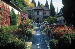 Watery: Generalife. SPAIN. ANDALUSIA. Granada. Alhambra