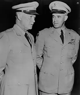 Chief Of Staff: Generals Dwight Eisenhower and Omar Bradley, July