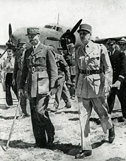 Algiers: Generals Giraud and de Gaulle at Algiers, WW2