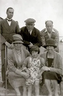 Grandmother: Three Generations of a family on the beach