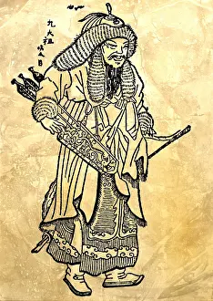Mogul: Genghis Khan, 1155 - 18.8.1227, Mongol ruler