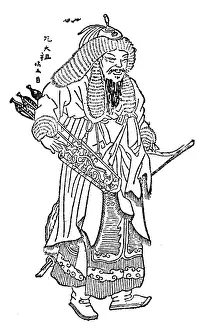 Genghis: Genghis Khan, 1155 - 18.8.1227, Mongol ruler