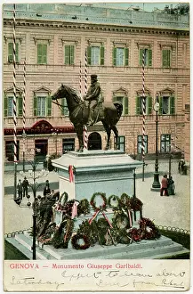 Genoa, Italy - Giuseppe Garibaldi Monument