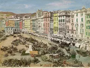 Barrows: Genoa, Italy - Piazza Caricamento