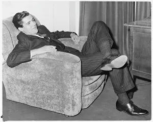 Comfortable: GENT IN AN ARMCHAIR