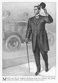 Dressy: Gent Raises his Hat