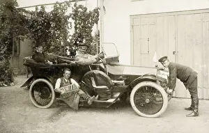 Gentelman: Gentelman in a car with chauffeur