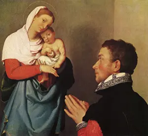 1560s: A Gentleman in Adoration before the Madonna
