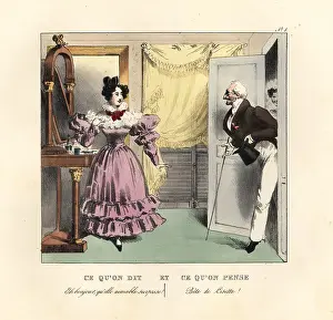 Petites: Gentleman with cane and top hat interrupting